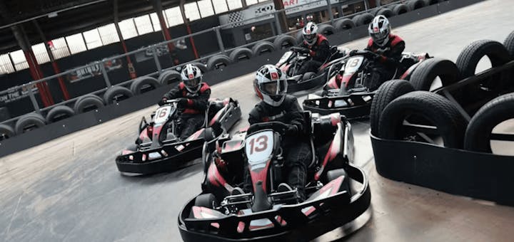 Go Karts On Track
