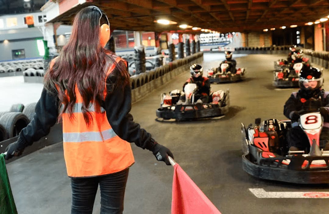 Starting Grid At TeamSport Track