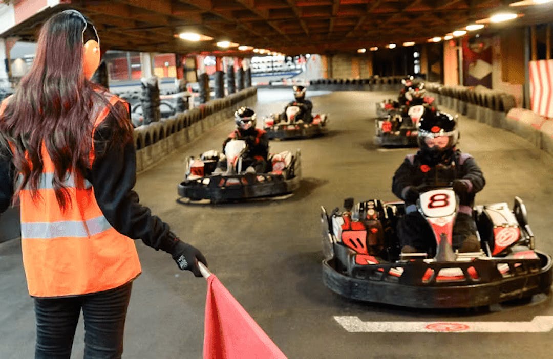 Starting Grid At TeamSport Track