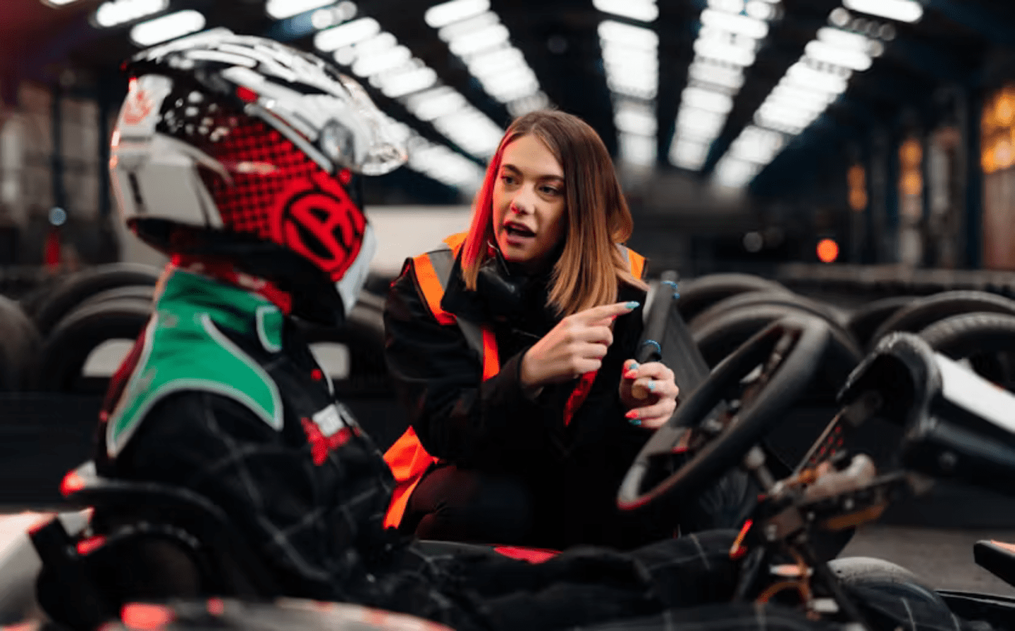 Race Academy Tutor Teaching Student