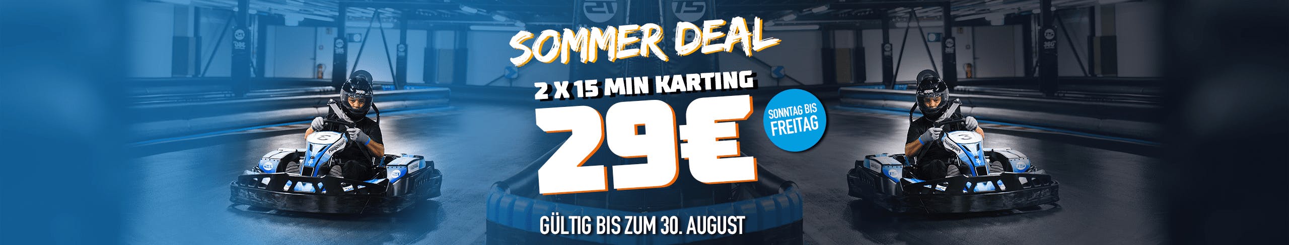 Sommer Special 2x 15min Karting Für 29€