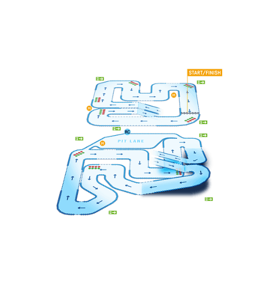 TeamSport High Wycombe Track map 