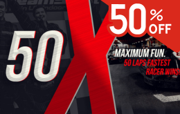 50% Off 50 Lap Races