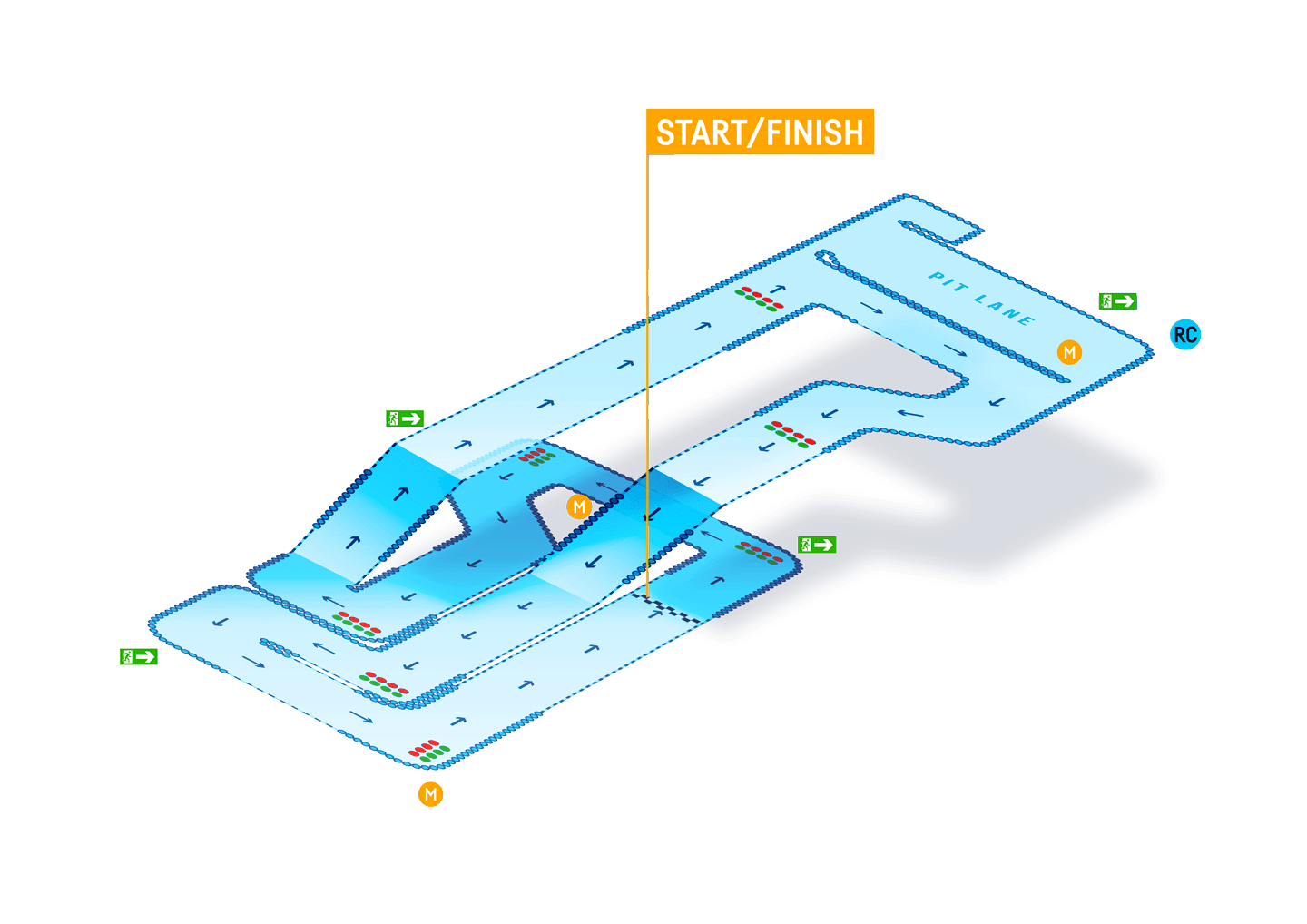 TeamSport Liverpool Track Map