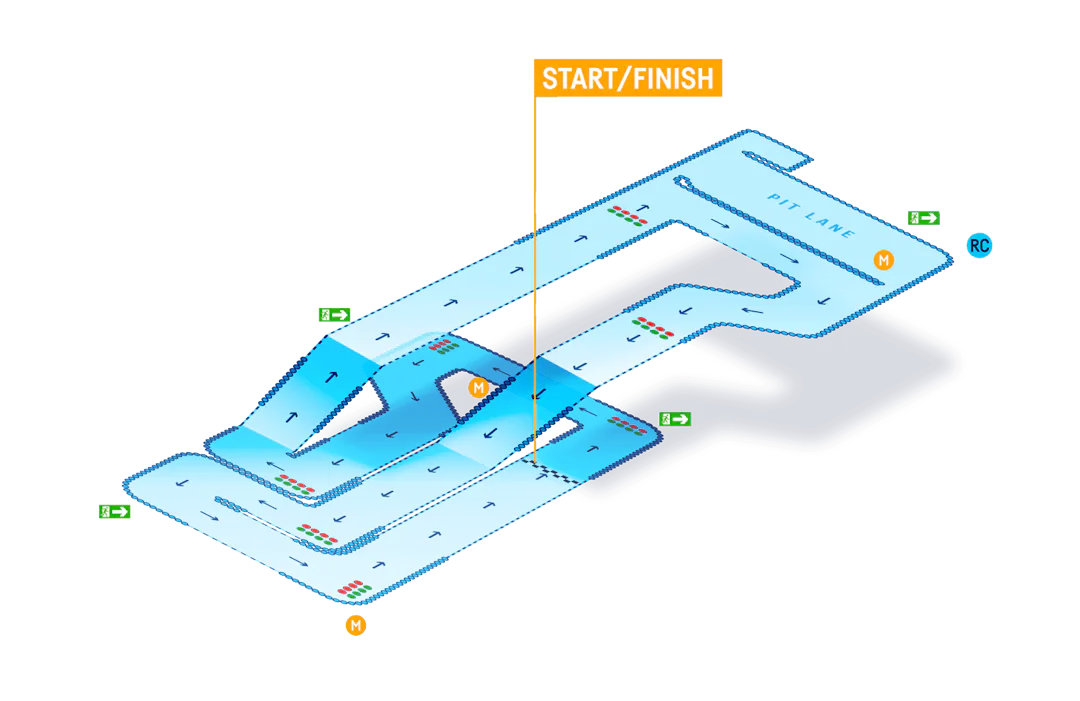 TeamSport Liverpool Track Map