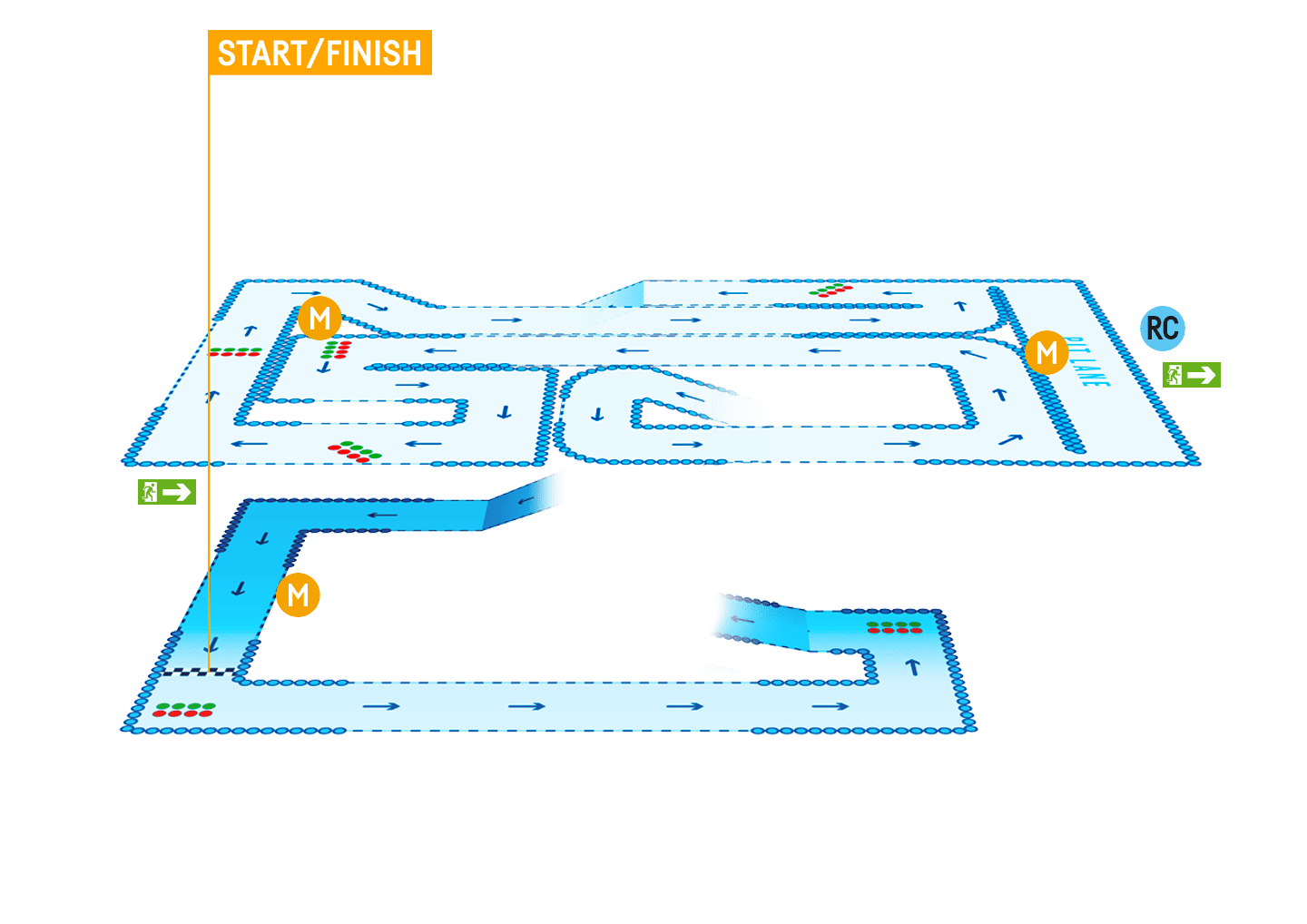 TeamSport Newcastle Track Map