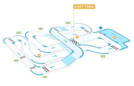 TeamSport Nottingham Track Map