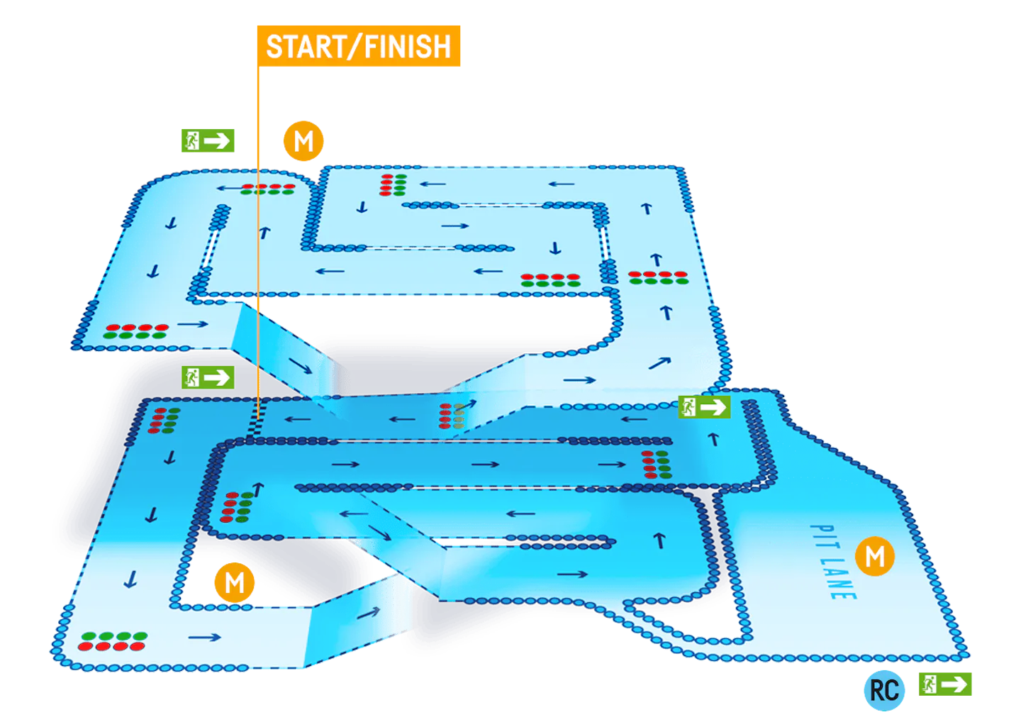 TeamSport Preston Track Map