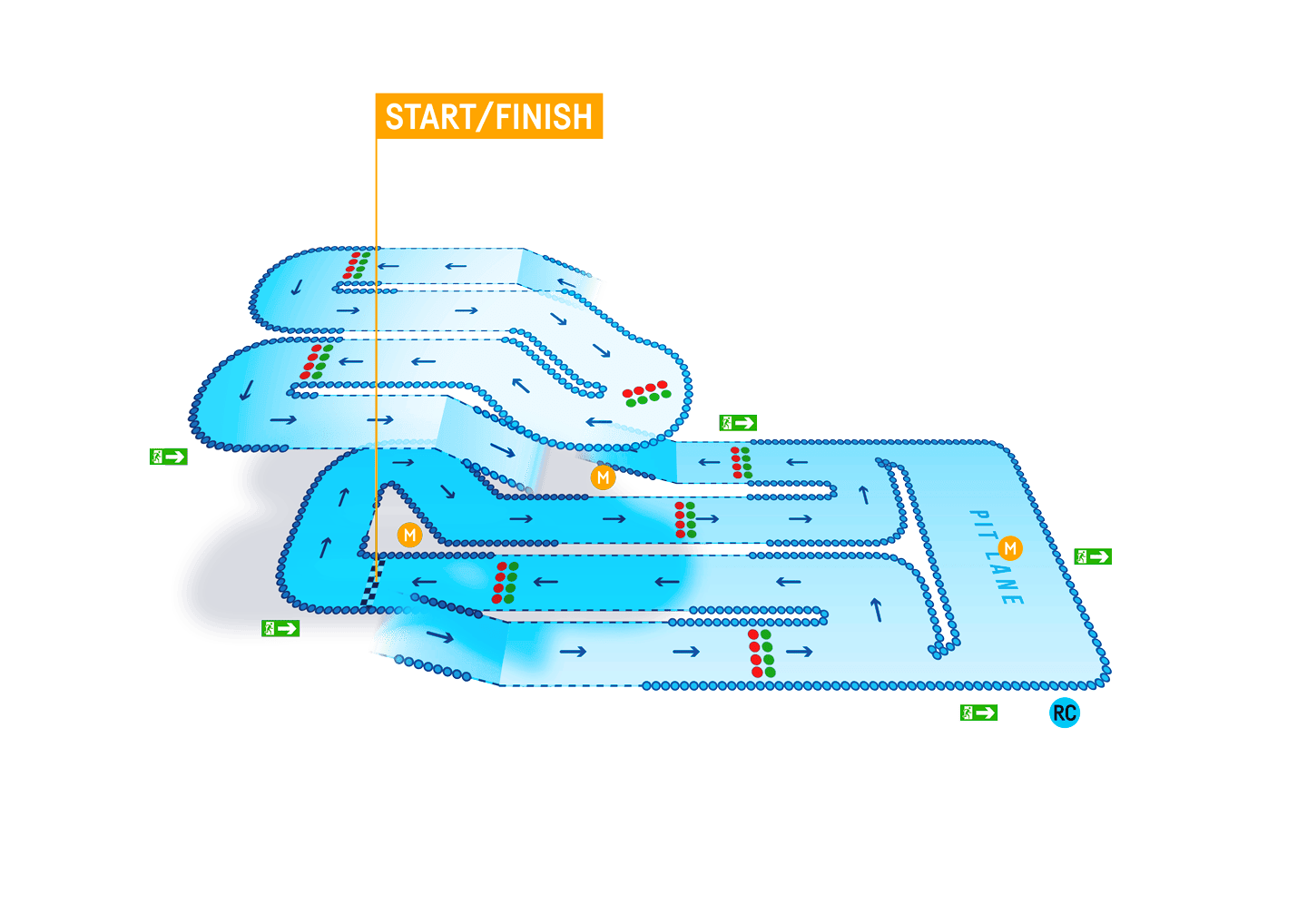 TeamSport Reading Track Map