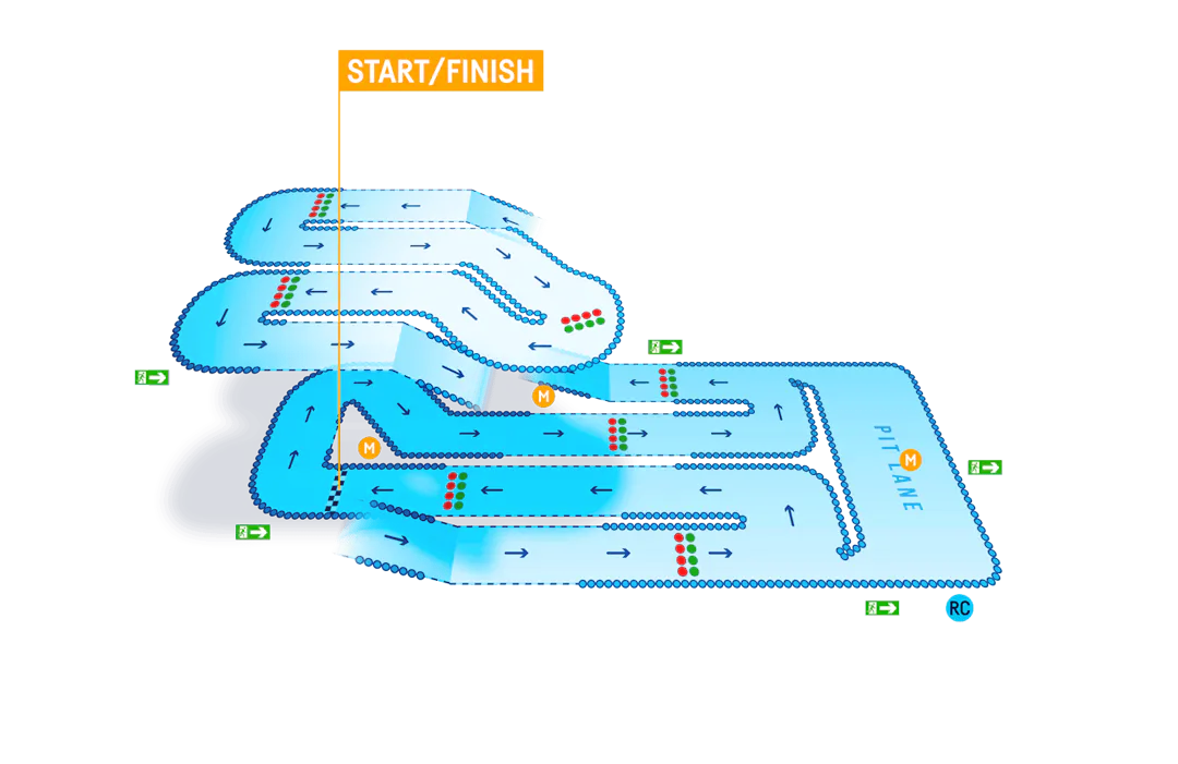 TeamSport Reading Track Map