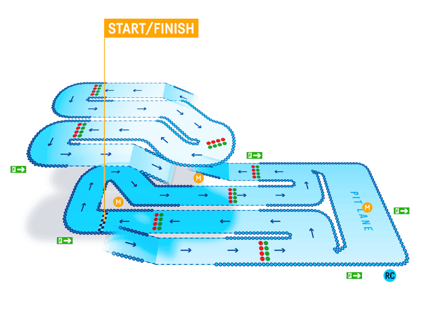 TeamSport Reading Track Map