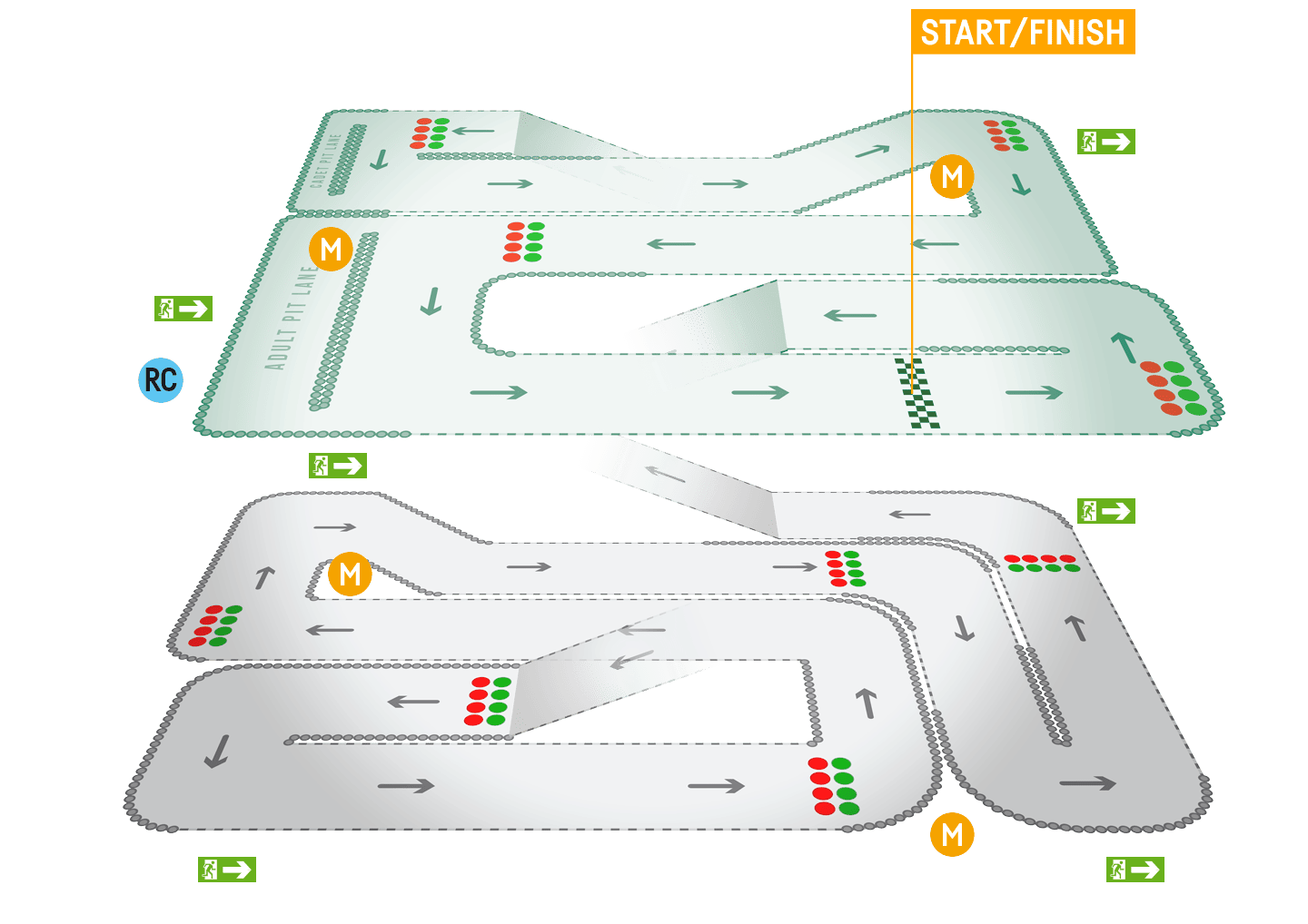 TeamSport Stockton Track Map