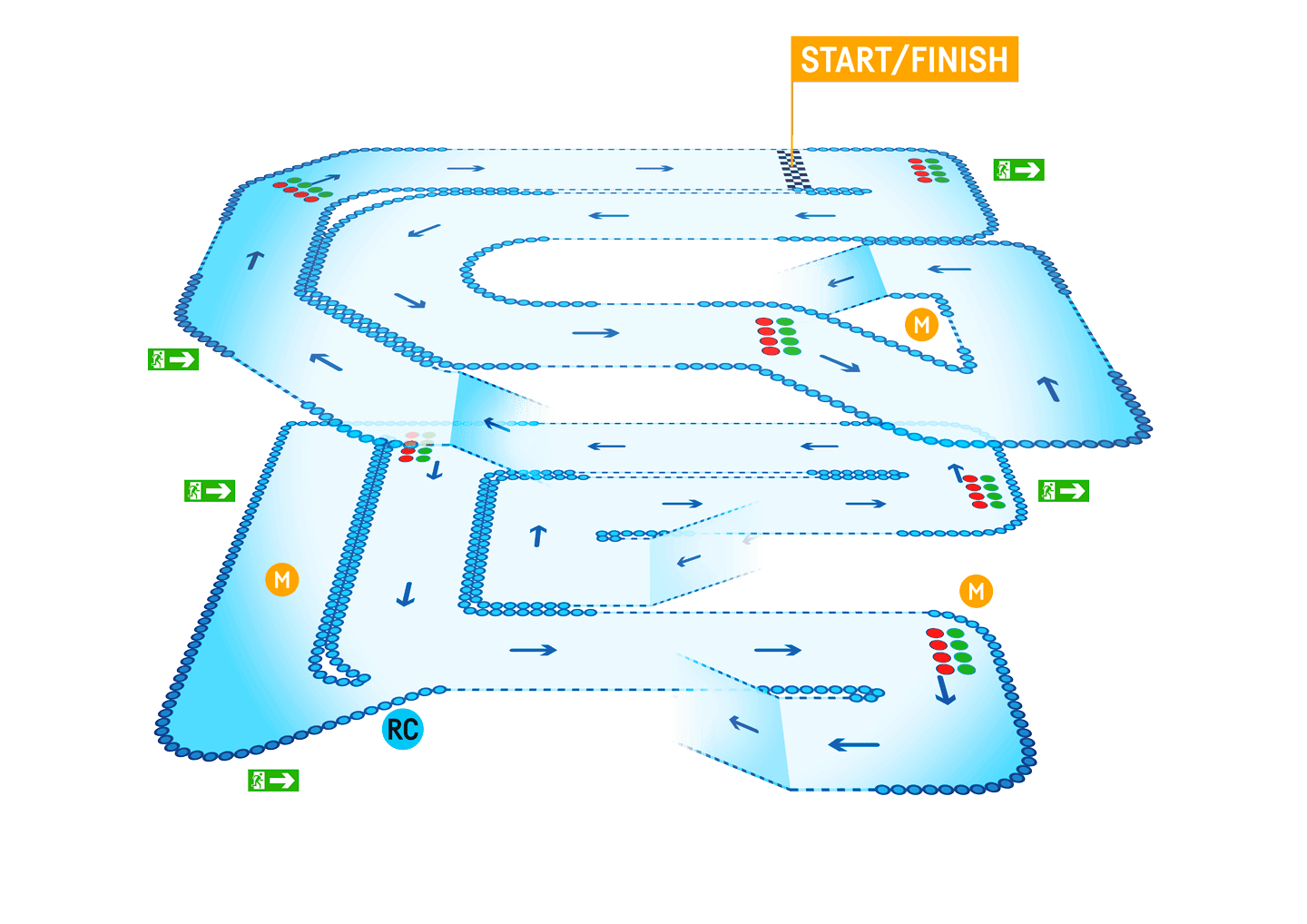 TeamSport Stoke Track Map
