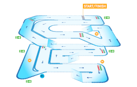TeamSport Stoke Track Map