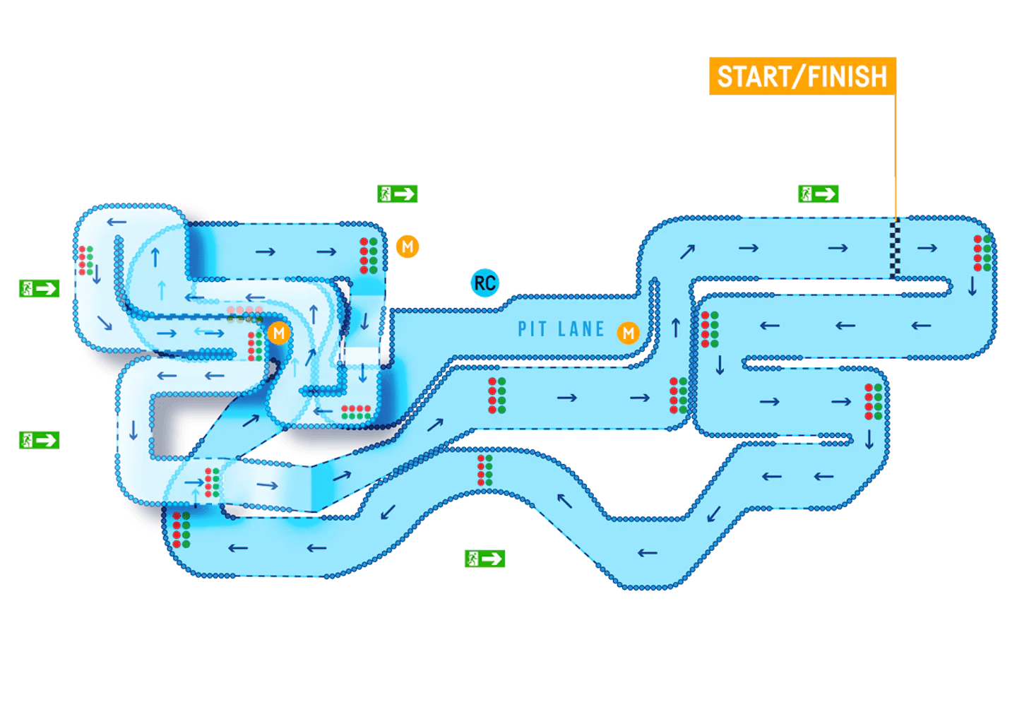 TeamSport Warrington Track Map