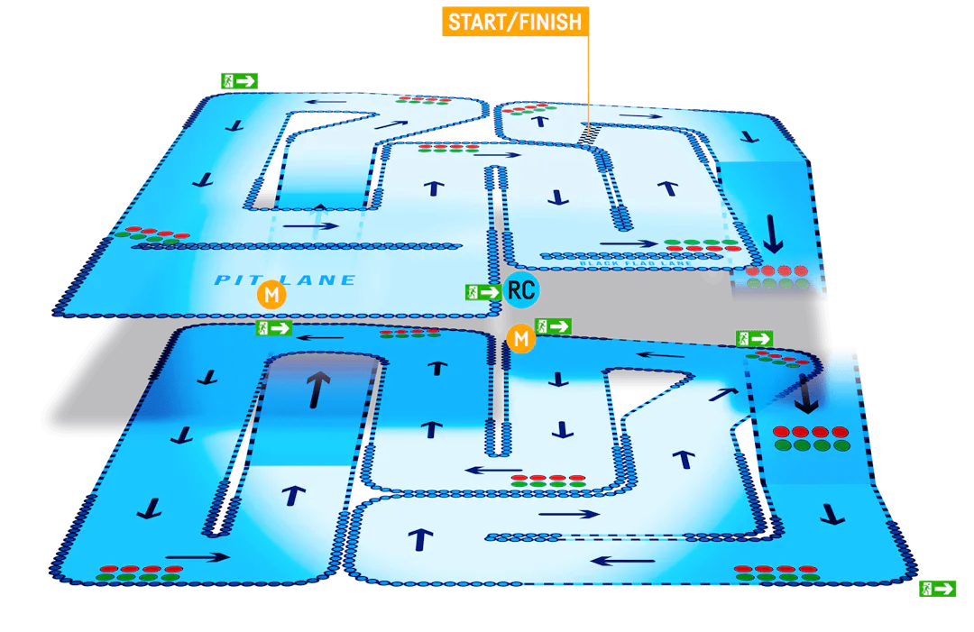 TeamSport Watford Track Map