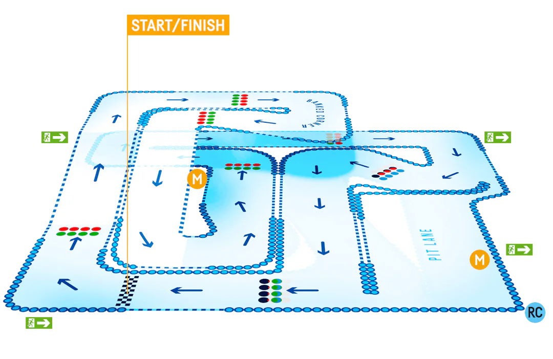 TeamSport Hull Track Map