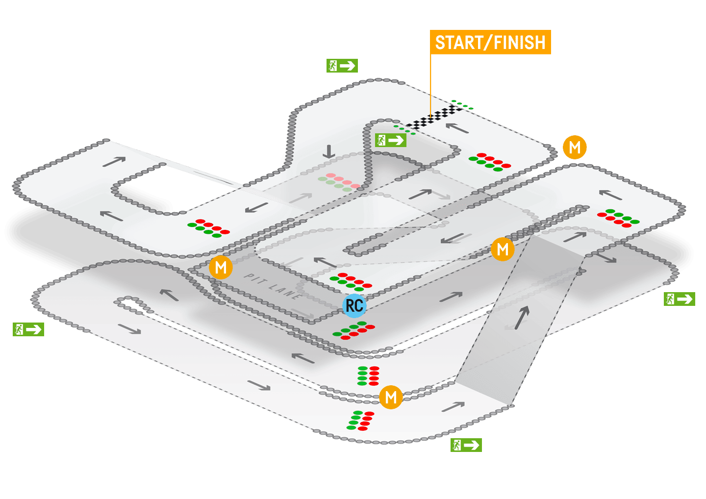 TeamSport Basildon Track Map