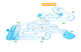 TeamSport Birmingham Track Map