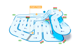 TeamSport Bournemouth Track Map