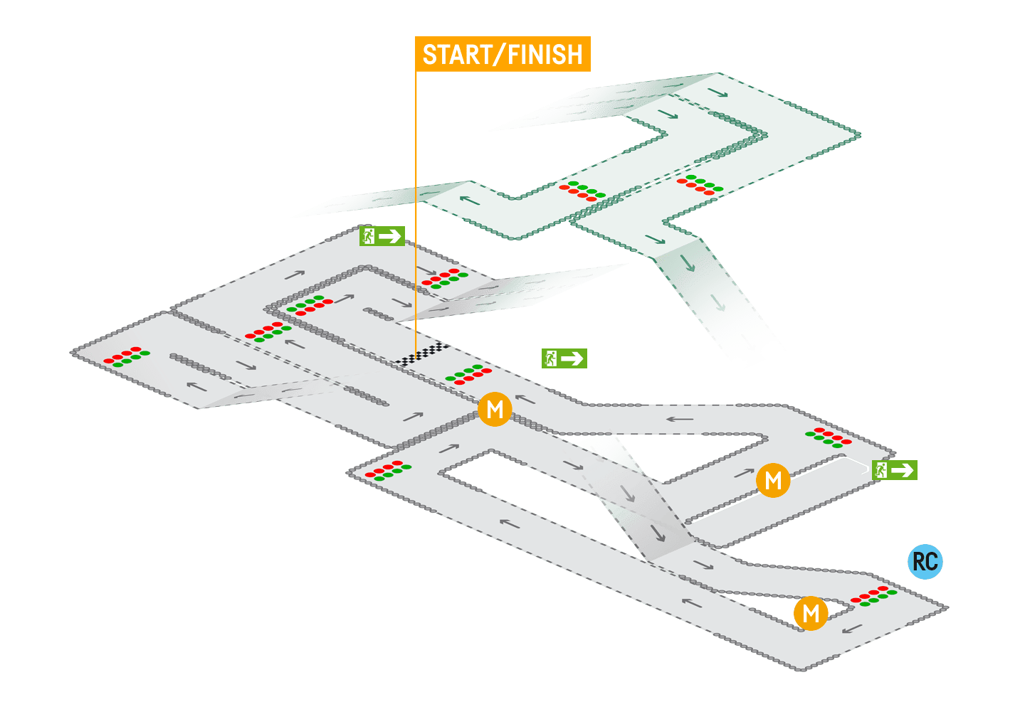 TeamSport Bradford Track Map