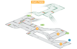 TeamSport Bradford Track Map