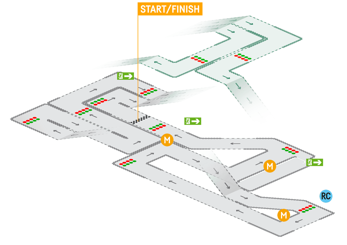 TeamSport Bradford Track Map