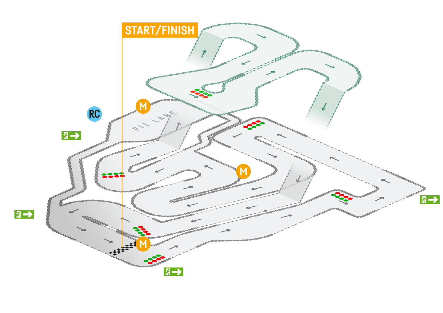 TeamSport Cambuslang Track Map