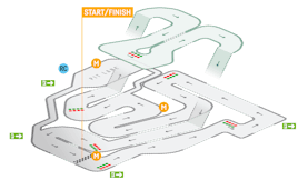 TeamSport Cambuslang Track Map