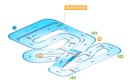 TeamSport Clydebank Track Map
