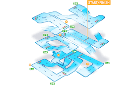 TeamSport Bournemouth Track Map