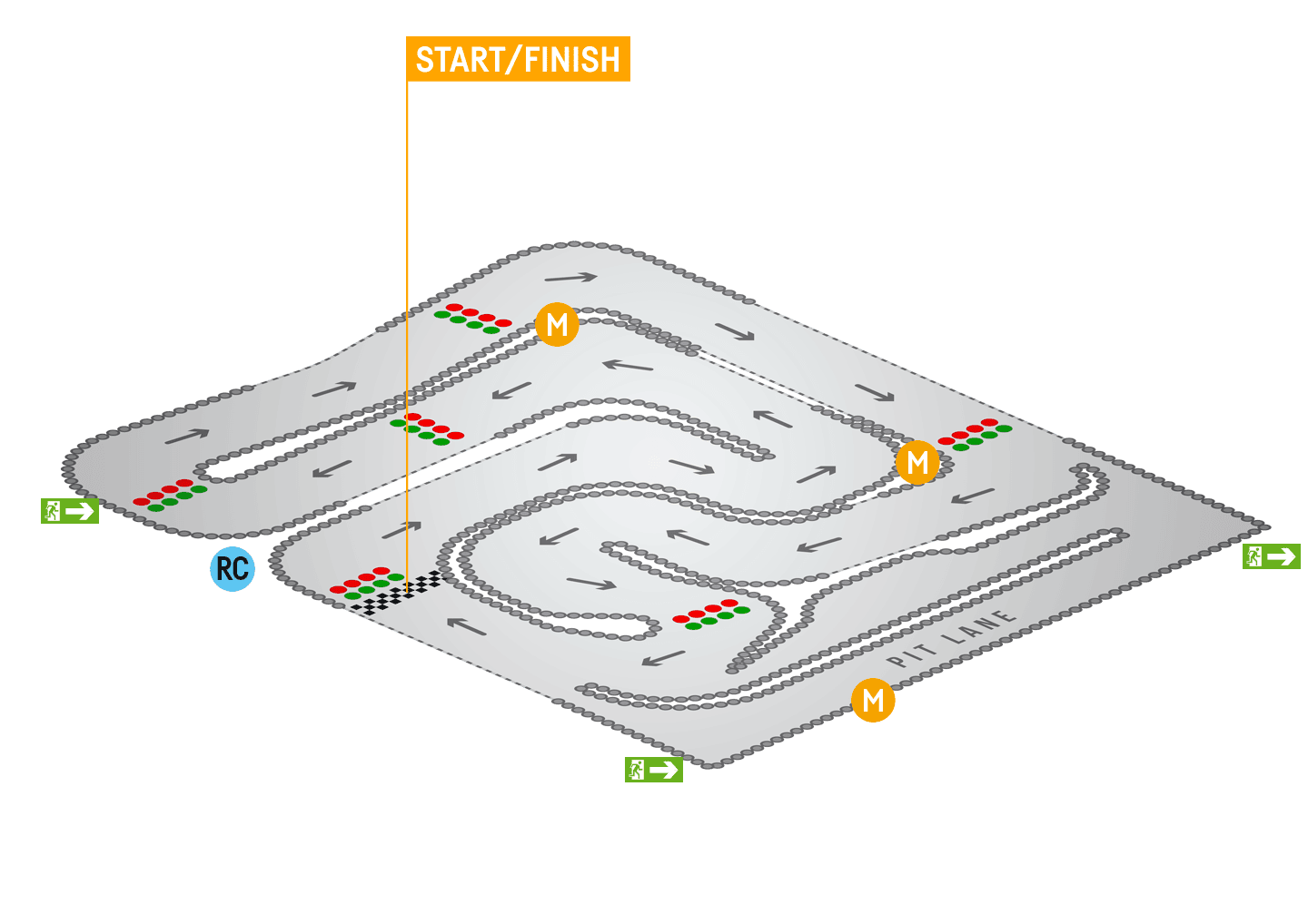 TeamSport Dundee Track Map