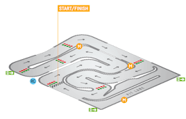 TeamSport Dundee Track Map