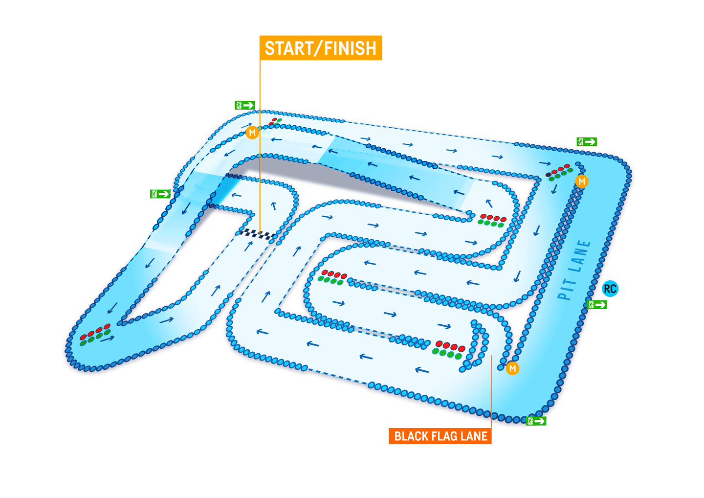 TeamSport Gosport Track Map