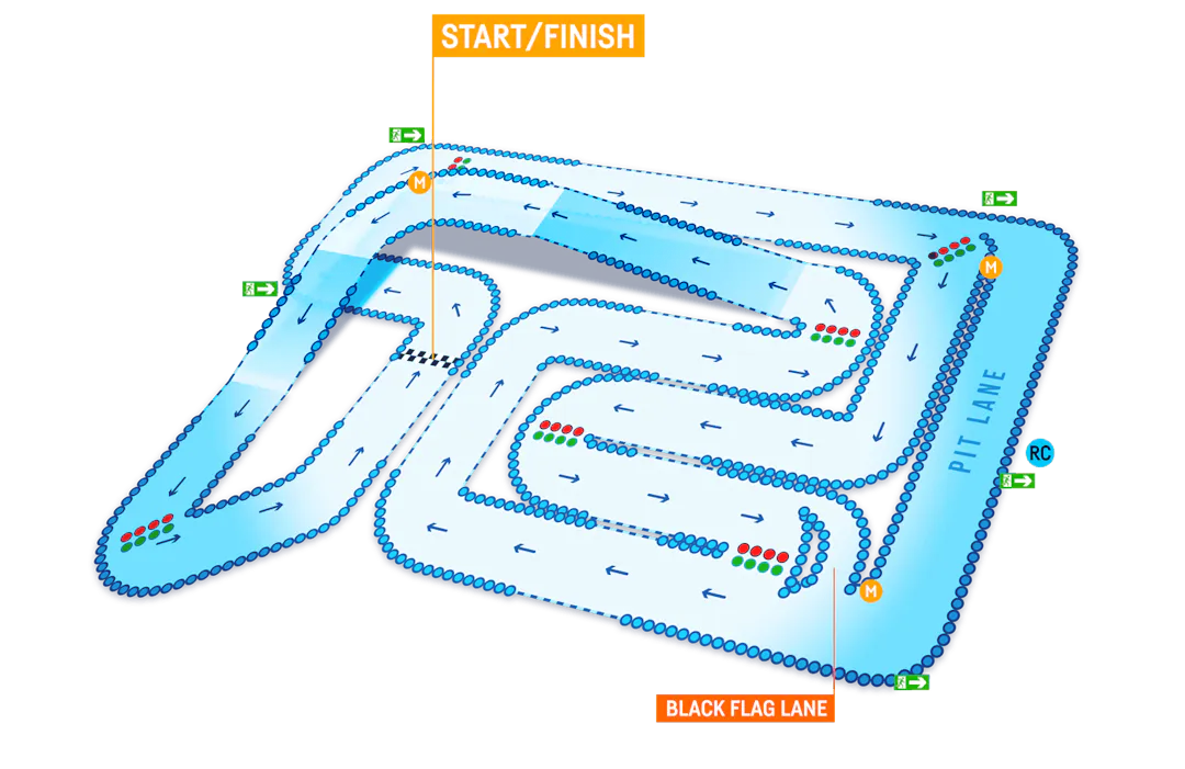 TeamSport Gosport Track Map