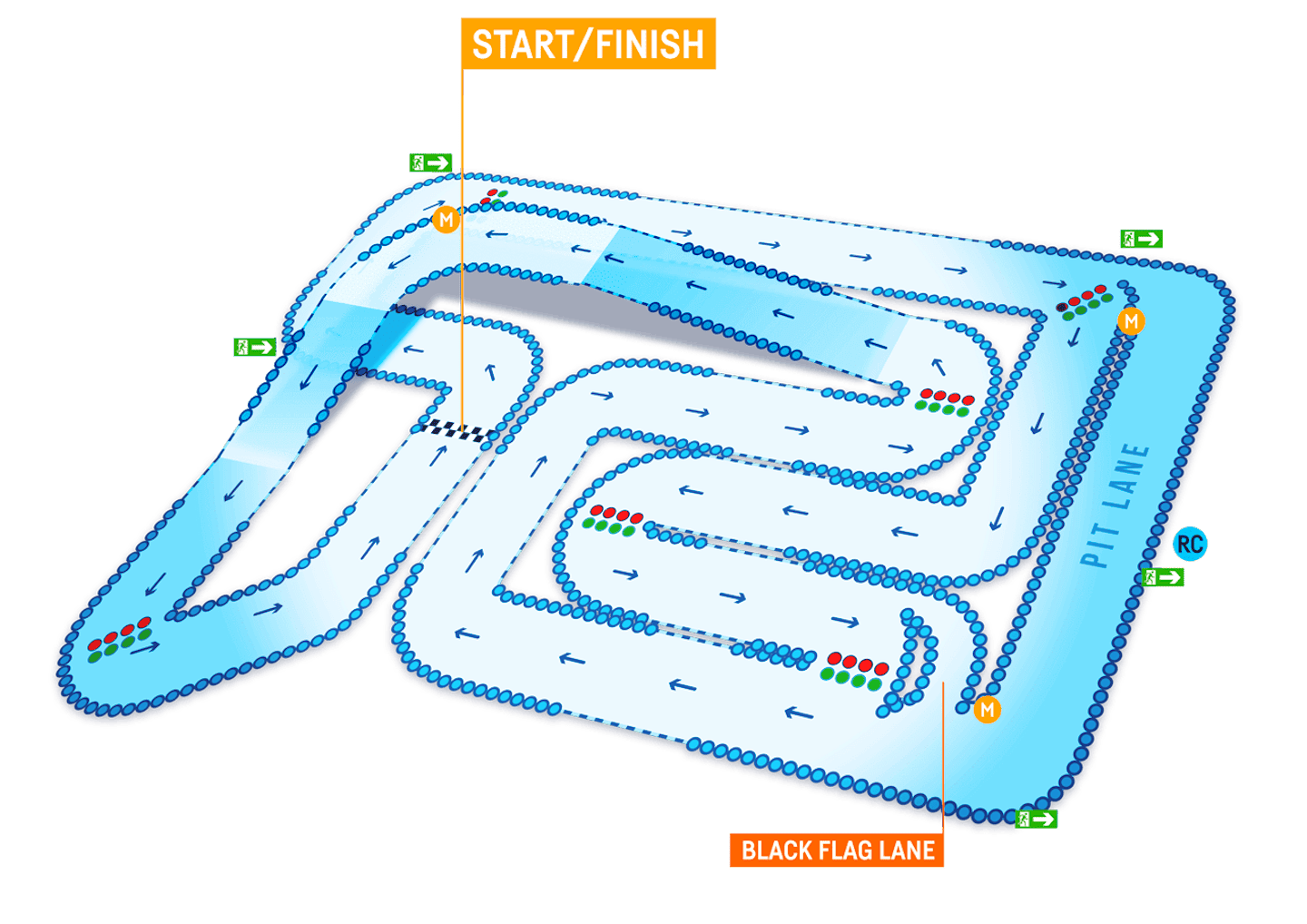 TeamSport Gosport Track Map