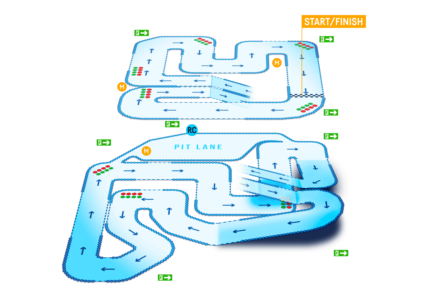 TeamSport High Wycombe Track Map