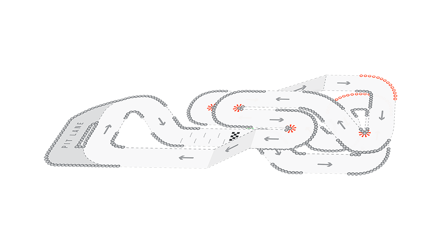 TeamSport Bristol Track Map