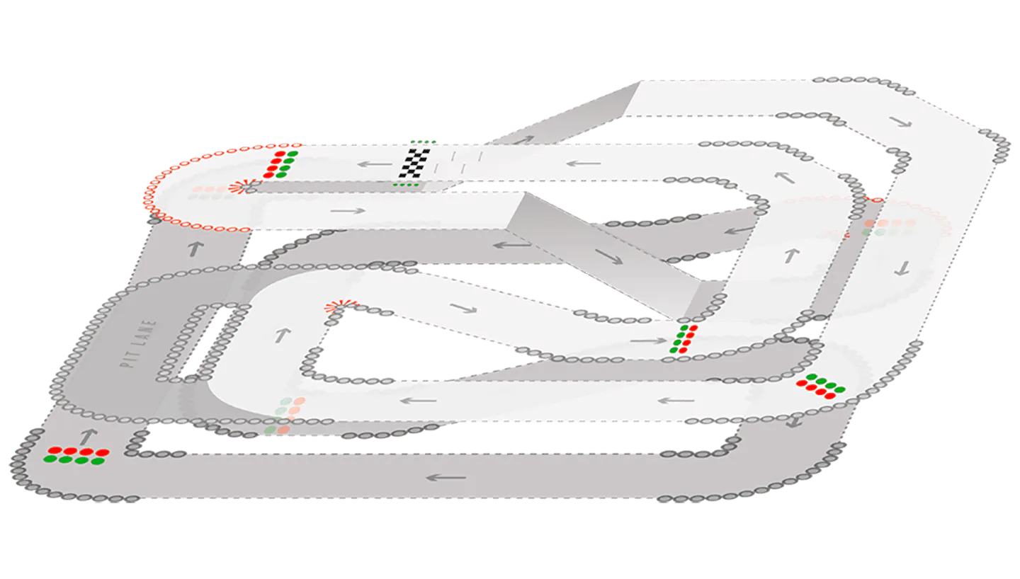 TeamSport Harlow Track Map