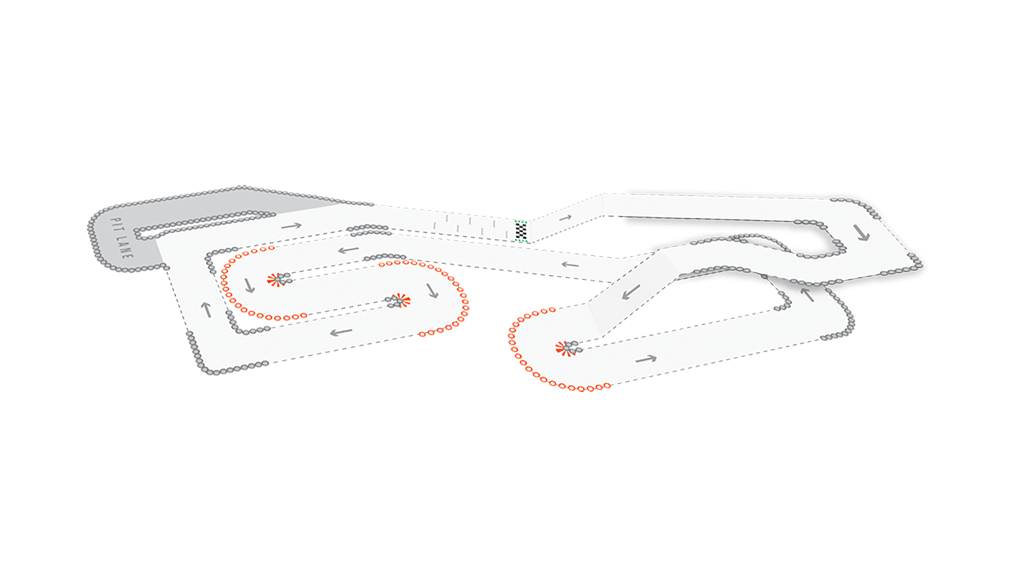 TeamSport Manchester Victoria Track Map