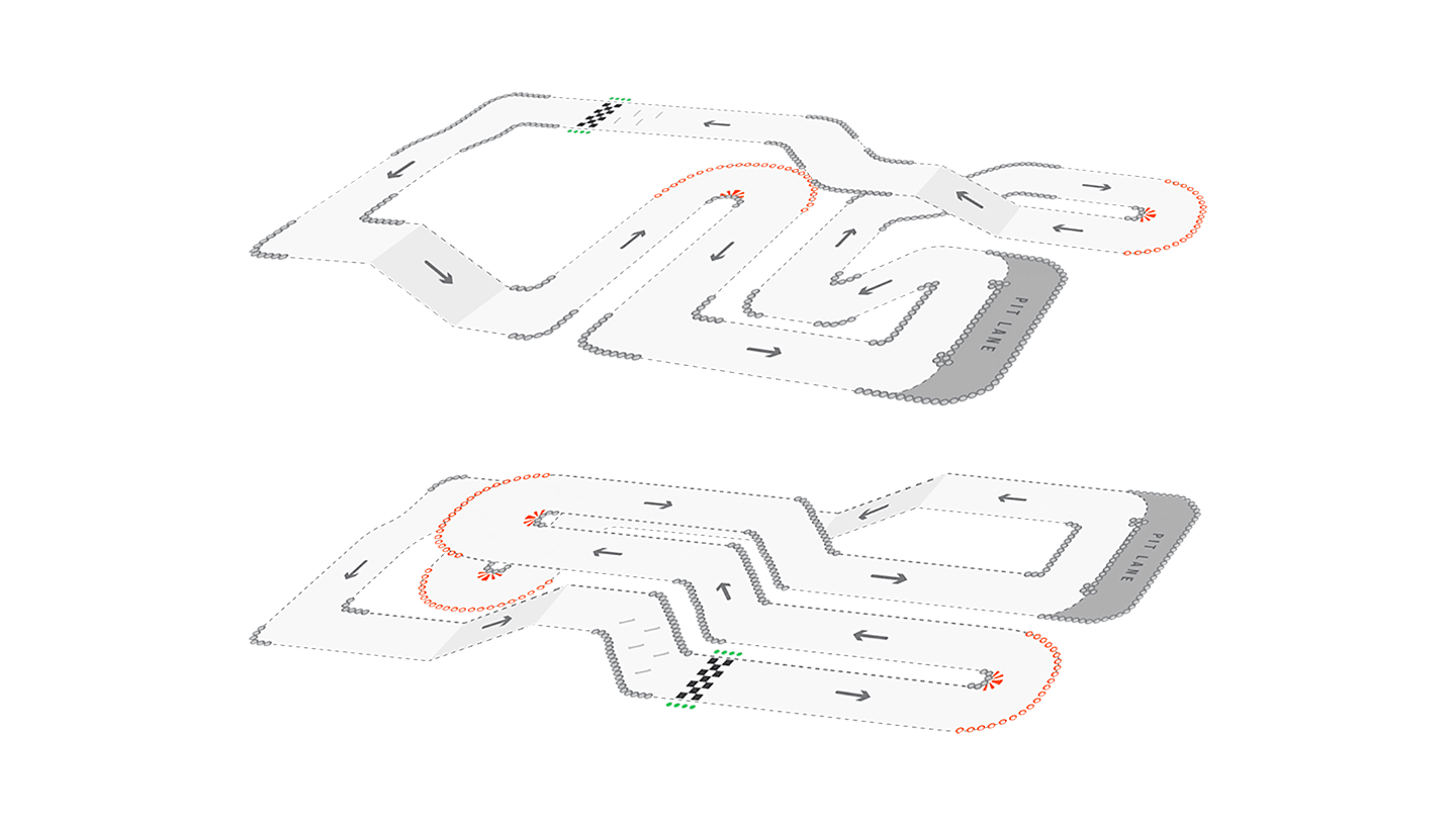 TeamSport Sheffield Track Map