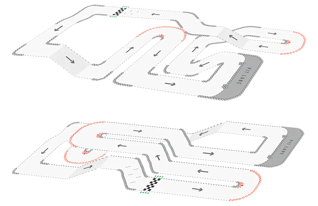 TeamSport Sheffield Track Map