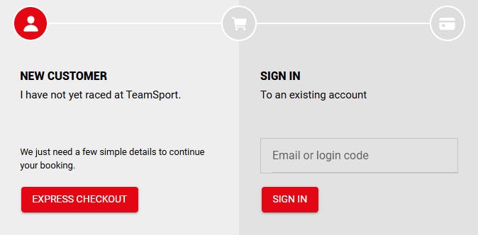 BMI login screenshot