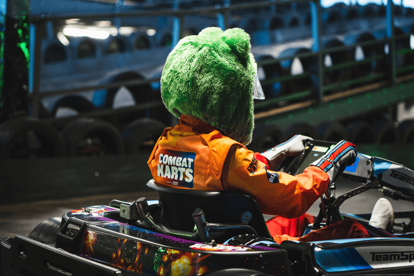 Karter On A Combat Kart