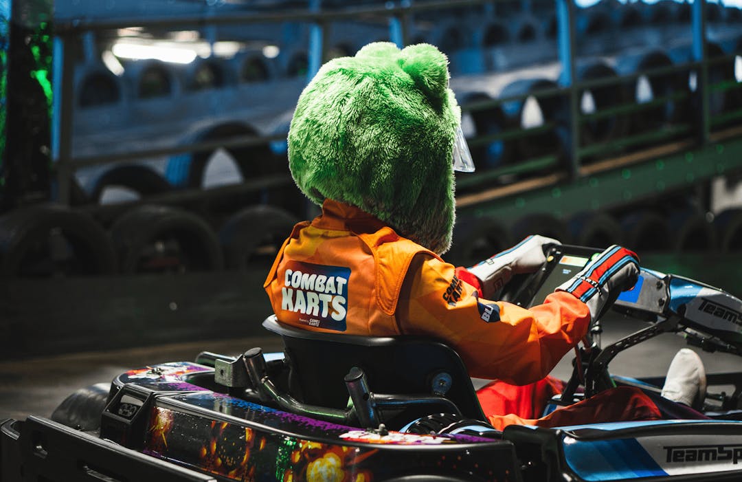 Karter On A Combat Kart