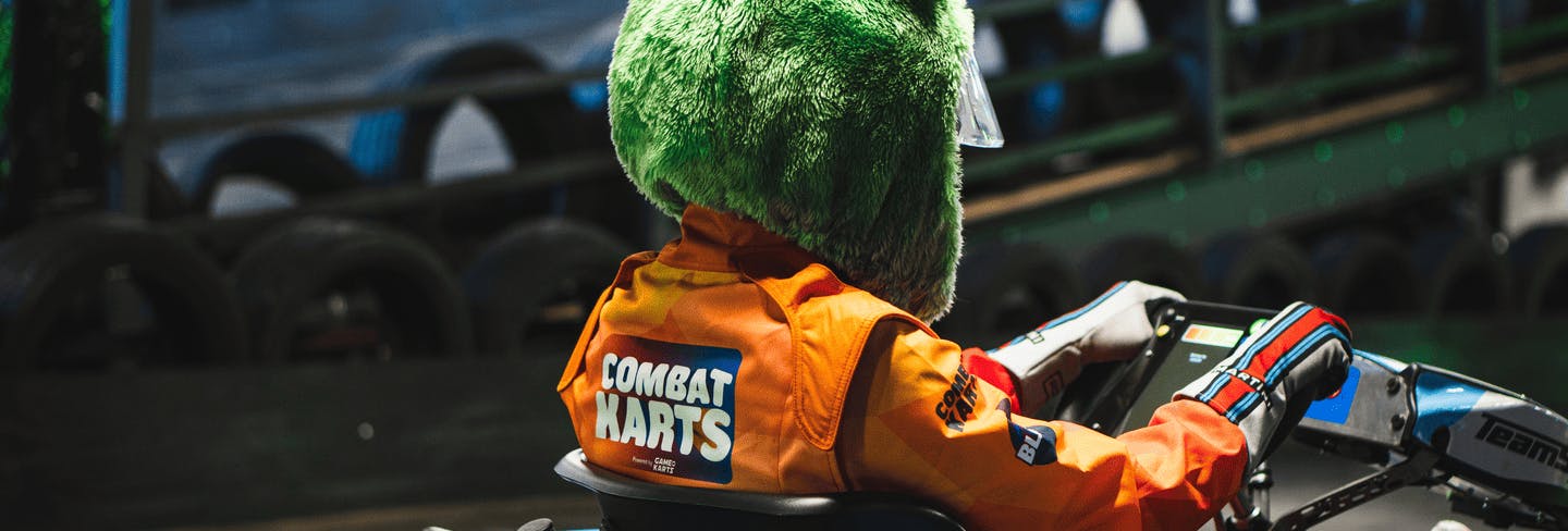 Karter On A Combat Kart