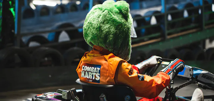 Karter On A Combat Kart