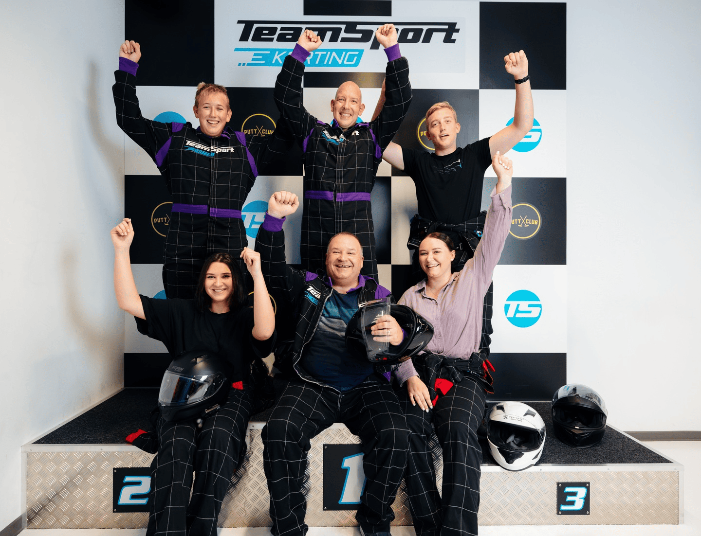 Drivers on celebrating the podium