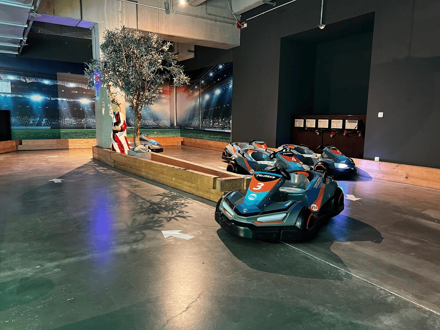 Unsere Nano Karts Strecke