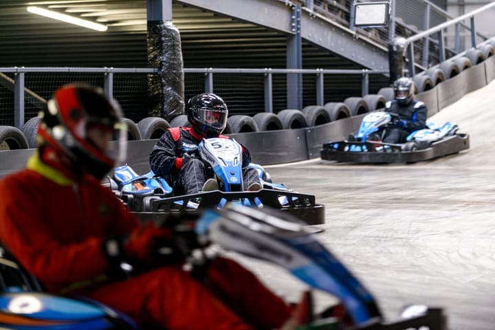 Members Go-Karting In Preston